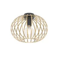 Oprawy, klosze i abażury - QAZQA Designerska lampa sufitowa złota 30 cm - Johanna - miniaturka - grafika 1