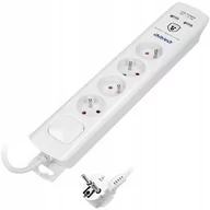 Listwy zasilające - Listwa przeciwprzepięciowa Orno OR-AE-13243/W/3M  od 89 zł! - miniaturka - grafika 1