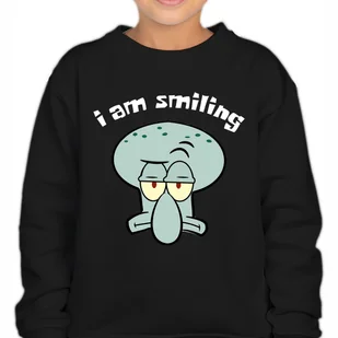 Bluza Dziecięca Czarna SKALMAR SPONGEBOB Bajka Kreskówka Rozm 140 cm Wzory - Bluzy dla dziewczynek Bluza Dziecięca Czarna SKALMAR SPONGEBOB Bajka Kreskówka Rozm 140 cm Wzory - Bluzy dla dziewczynek - miniaturka - grafika 1