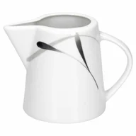 Dzbanki i imbryki - Dzbanek na mleko Lima 220ml porcelana biała z dekoracją - miniaturka - grafika 1