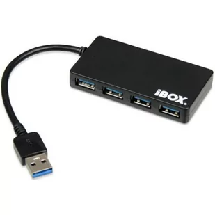 IBox Hub USB 3.0 4 porty USB, SLIM IUH3F56 - Huby USB - miniaturka - grafika 1