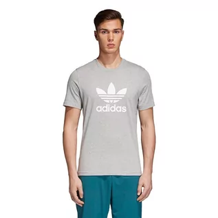 Odzież trekkingowa damska - Adidas, Koszulka męska, Originals Trefoil CY4574, szary, rozmiar M - grafika 1