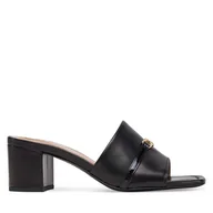 Klapki i japonki damskie - Klapki LOVE MOSCHINO JA28075G1MIA400A Czarny - miniaturka - grafika 1