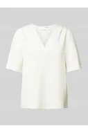 Koszulki i topy damskie - T-shirt z dekoltem w serek model TENNY - Selected Femme - miniaturka - grafika 1