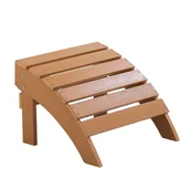 Fotele i krzesła ogrodowe - Shumee Podnóżek ogrodowy jasne drewno ADIRONDACK 270228 - miniaturka - grafika 1