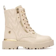 Botki damskie - XTI KIDS 151344, Botki dziewczęce - beżowe, 36 EU, beż, 36 EU - miniaturka - grafika 1