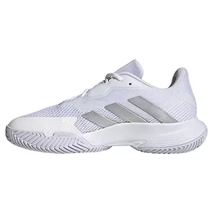 adidas CourtJam Control W, Trampki damskie, Ftwr White/Silver Met./Ftwr White, 40 2/3 EU, Ftwr White Silver Met Ftwr White, 40.5 EU - Trampki damskie - miniaturka - grafika 1