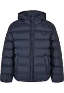 Kurtki i płaszcze dla chłopców - Urban Classics Boy's Boys Basic Bubble Jacket kurtka, granatowa/biała/granatowa, 134/140 - miniaturka - grafika 1