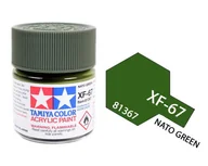 Akcesoria i części modelarskie - Tamiya Acrylic 81367 Xf-67 Nato Green 23Ml [Matt] - miniaturka - grafika 1
