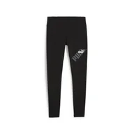 Legginsy - Legginsy damskie Puma POWER czarne 67789401 - miniaturka - grafika 1