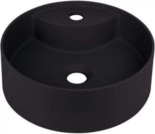 Deante Silia Umywalka granitowa nablatowa z otworem na baterię nero CQS_NU4B - Umywalki - miniaturka - grafika 1