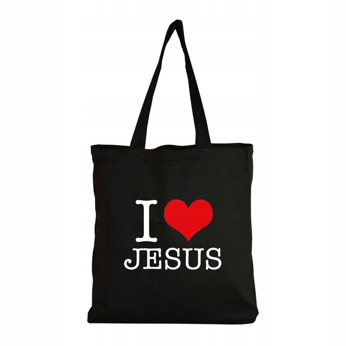 Eko Torba Bawełniana ramię Zakupy Shopper Torebka Love Jezus Kocham Jezusa