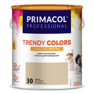 Farby wewnętrzne - Primacol Farba Trendy Colors kawowy (30) 2,5 l Professional - miniaturka - grafika 1
