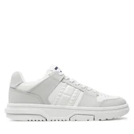 Sneakersy damskie - Sneakersy Tommy Jeans Brooklyn EN0EN02615 Beżowy - miniaturka - grafika 1