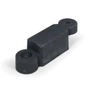 Kostki brukowe i krawężniki - Krawężnik 580 x 160 x 158 mm, czarny - miniaturka - grafika 1