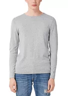 Swetry męskie - Q/S designed by - s.Oliver sweter męski, Czarny (Grey 9400), M - miniaturka - grafika 1