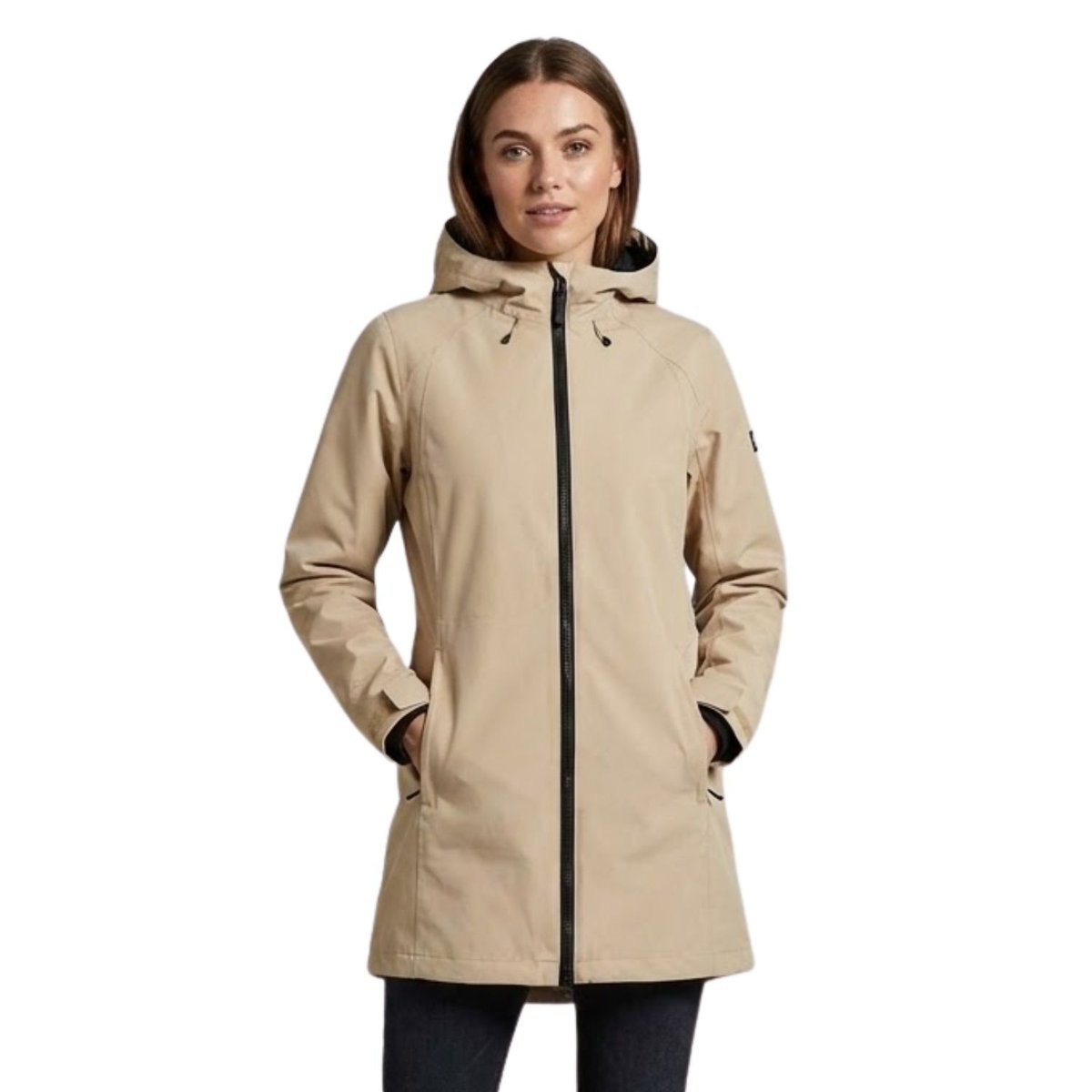 Kurtka damska Regatta DenburyV 3w1 wodoodporna z membraną 15K beżowa-L