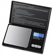 Wagi specjalistyczne - WAGA KIESZONKOWA JUBILERSKA 200g/0,01g CZARNA - miniaturka - grafika 1