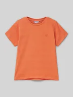 Koszulki dla chłopców - T-shirt z naszywką z logo - miniaturka - grafika 1