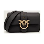 Torebki damskie - Pinko Skórzana torebka na ramię LOVE ONE MINI - miniaturka - grafika 1