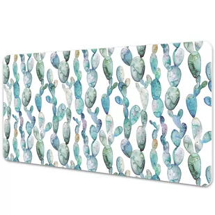 Mata na biurko Namalowane kaktusy 90x45 cm - Podkładki na biurko Mata na biurko Namalowane kaktusy 90x45 cm - Podkładki na biurko - miniaturka - grafika 1