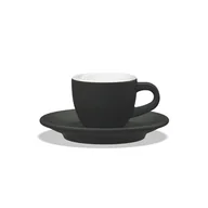 Filiżanki - Filiżanka do espresso Club House Tulipano 70ml - Czarny mat - miniaturka - grafika 1