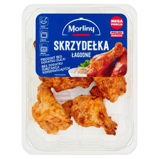Skrzydełka Pieczone Łagodne 350 G Morliny - Szybkie dania obiadowe - miniaturka - grafika 1