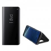 Etui i futerały do telefonów - Etui Clear View Samsung S21+ czarny/black - miniaturka - grafika 1