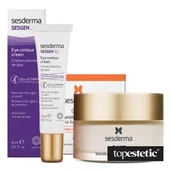 Zestawy kosmetyków damskich - Sesderma C-VIT Moisturizing Facial Cream + Sesgen 32 Eye Contour Cream ZESTAW Krem nawilżający 50 ml + Krem kontur oczu 15 ml - miniaturka - grafika 1
