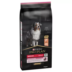 Purina Pro Plan Medium Adult Sensitive Skin Optiderma 14 kg - Sucha karma dla psów - miniaturka - grafika 2