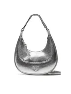 Torebki damskie - PINKO Torebka Brioche Hobo Mini AI 24-25 PLTT 101433 A204 Srebrny - miniaturka - grafika 1