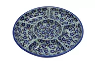 Miski i półmiski - Ceramiczna półmisek dzielony Ceramika Bolesławiec - miniaturka - grafika 1