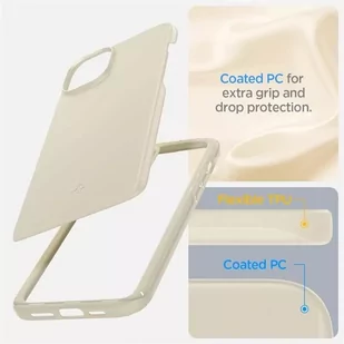 Etui Spigen Thin Fit do Apple iPhone 15 Plus - beżowe - Etui i futerały do telefonów - miniaturka - grafika 4