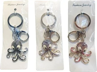 Brelok Ośmiornica metalowa MIX - Zabawki kreatywne - miniaturka - grafika 1