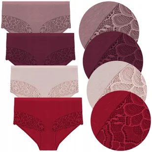 4x FIGI MAJTKI DAMSKIE Bawełniane Wysoki Stan Koronka MORAJ r. 3XL - Majtki damskie 4x FIGI MAJTKI DAMSKIE Bawełniane Wysoki Stan Koronka MORAJ r. 3XL - Majtki damskie - miniaturka - grafika 1