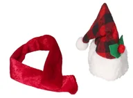 Ozdoby bożonarodzeniowe - POKROWIEC OZDOBA NA BUTELKĘ CZAPKA SZALIK - miniaturka - grafika 1