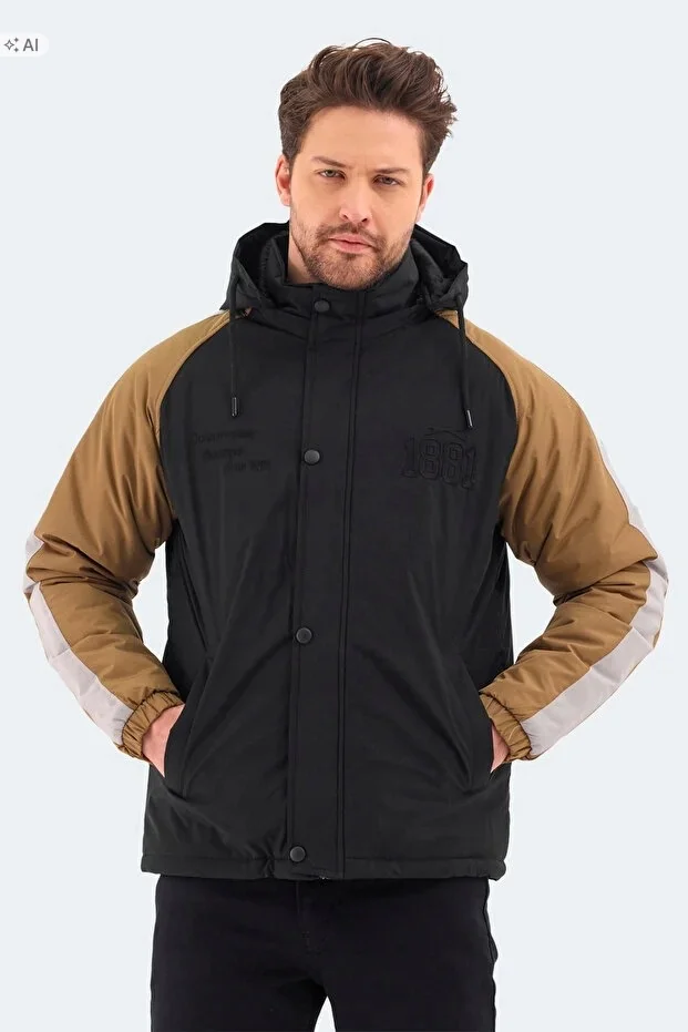 SLAZENGER MĘSKA KURTKA PIKOWANA Z KAPTUREM W SPORTOWYM STYLU XXL 5IA