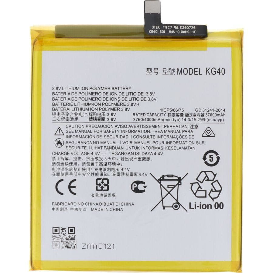 Bateria KG40 4000mAh + klej do baterii Motorola One Macro OEM