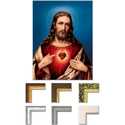 Obraz Serce Jezusa - Ikony i obrazy sakralne Obraz Serce Jezusa - Ikony i obrazy sakralne - miniaturka - grafika 1