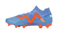 Piłka nożna - PUMA Męskie buty piłkarskie Future Match FG/AG, niebieski błyszczący biały - ultra pomarańczowy, 40 EU - miniaturka - grafika 1