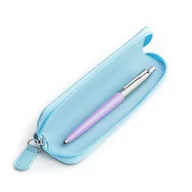 Zestawy piśmiennicze - Zestaw prezentowy długopis Parker Jotter Originals Liliowy z niebieskim etui - miniaturka - grafika 1
