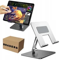 Części i akcesoria do laptopów - Tech-Protect Regulowana podstawka pod laptop, tablet, telefon do 13" - srebrna - miniaturka - grafika 1