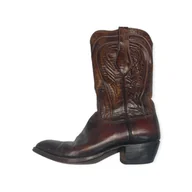 Kozaki damskie - Kozaki damskie wsuwane kowbojki LUCCHESE 38,5 - miniaturka - grafika 1