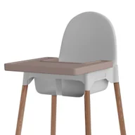 Krzesełka do karmienia - Mata silikonowa pełna na krzesełko IKEA Antilop - PINK, BabySteps - miniaturka - grafika 1