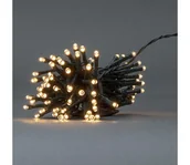 Oświetlenie świąteczne - Nedis CLBO96 - LED Łańcuch bożonarodzeniowy 96xLED/7 funkcji/3xAA 7,7m IP44 ciepła biel - miniaturka - grafika 1