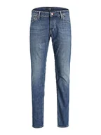 Spodenki męskie - JACK & JONES męskie spodnie jeansowe, Blue Denim, 29W / 30L - miniaturka - grafika 1