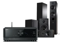 Kino domowe - Yamaha RX-V4A (czarny) + Tesi 5 + 2 + 7 (czarny) - miniaturka - grafika 1