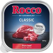 Mokra karma dla psów - Zestaw Rocco Classic tacki, 27 x 300 g - Wołowina - miniaturka - grafika 1