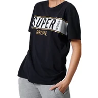 Koszulki i topy damskie - Koszulka damska Superdry Sdry Panel t-shirt bawełna-XS - miniaturka - grafika 1