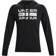 Dresy męskie - Bluza męska Under Armour Rival FLC Signature HD - miniaturka - grafika 1